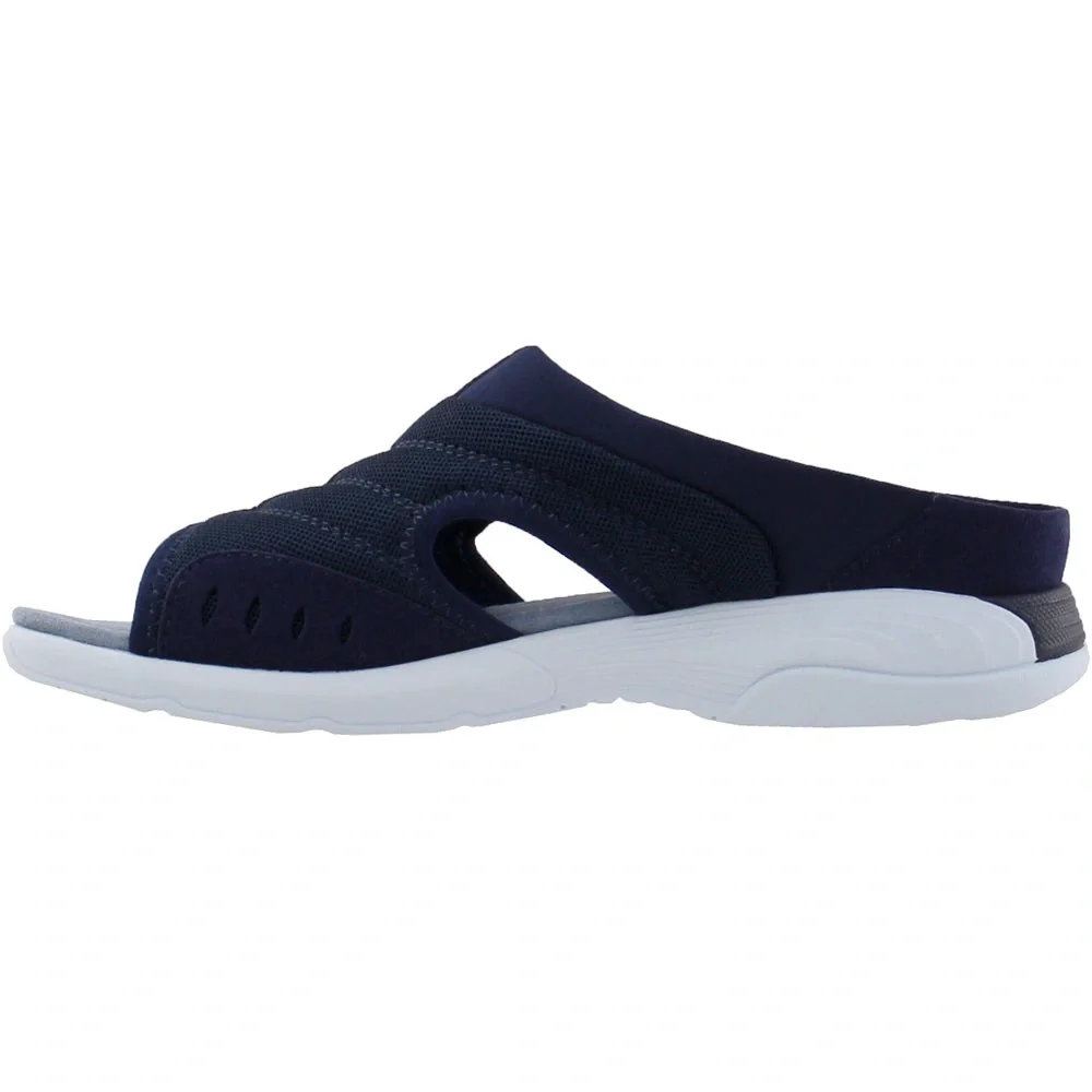 Easy Spirit Dark Blue Shoes Travelers  TRACIEE + Co Slide On 8 Narrow NEW IN BOX